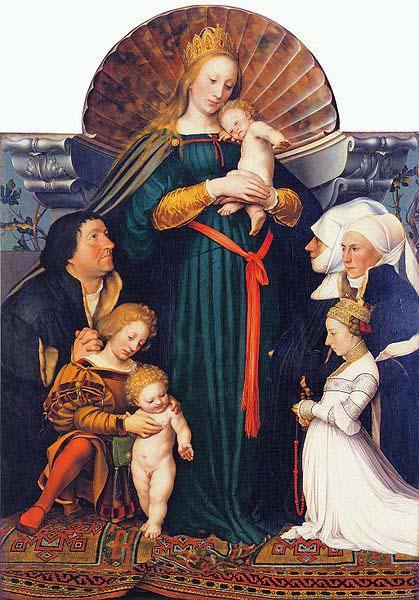Hans holbein the younger Darmstadt Madonna, Germany oil painting art